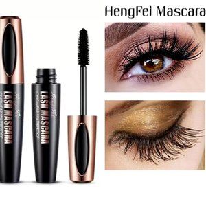4D Silk Fiber Eyelash Mascara Thick Lengthening Curling Long Lash